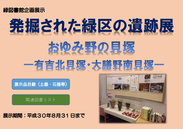 発掘された緑区の遺跡展