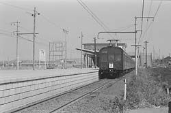（昭和４３年）都賀駅開設のための試運転の様子
